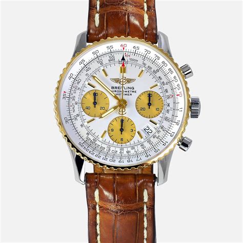 breitling navitimer gold bezel